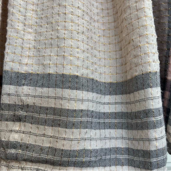 Free People Shimmer Tunic w/ Pockets in Pink & Grey, Size XS - Picture 8 of 8